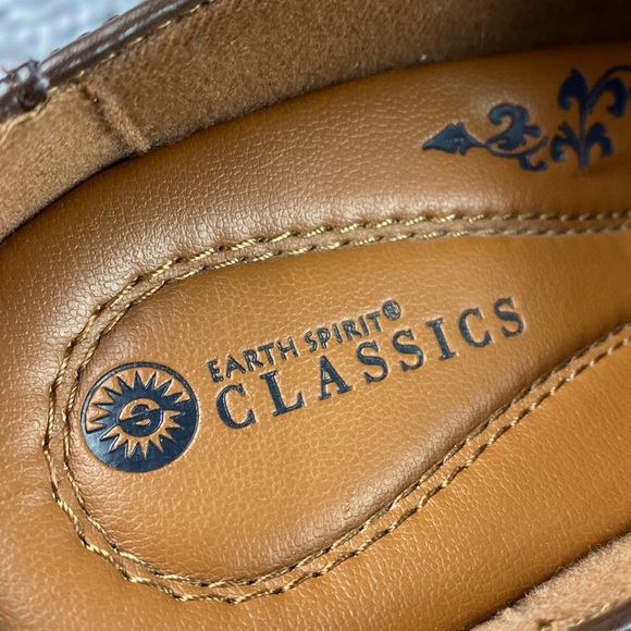 NWT: EARTH SPIRIT CLASSICS Brown Leather Mules - Picture 11 of 17